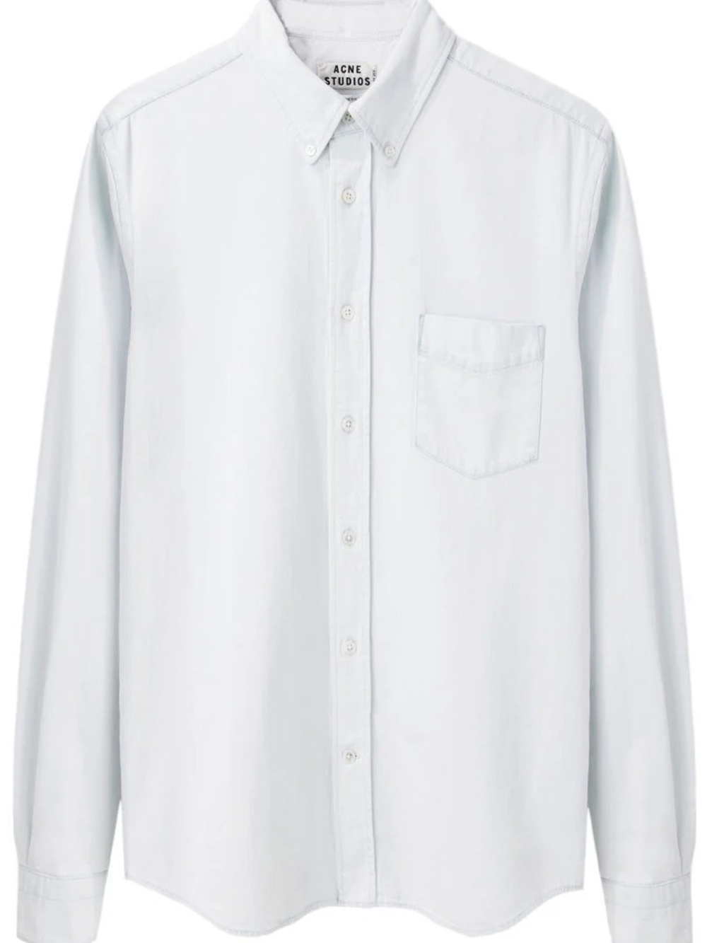 Acne Studios Isherwood Den Bleached Denim Shirt - Size 52